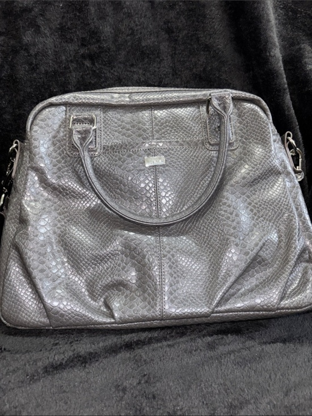 Gray satchel jewell by Thirty One, NWOT